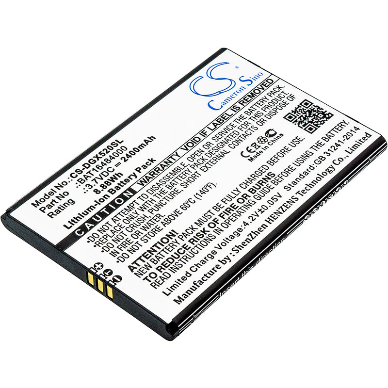 2400mAh Replacement Battery for Doogee X5 Max Pro - 3.7V Li-ion BAT16484000 - Phone Battery
