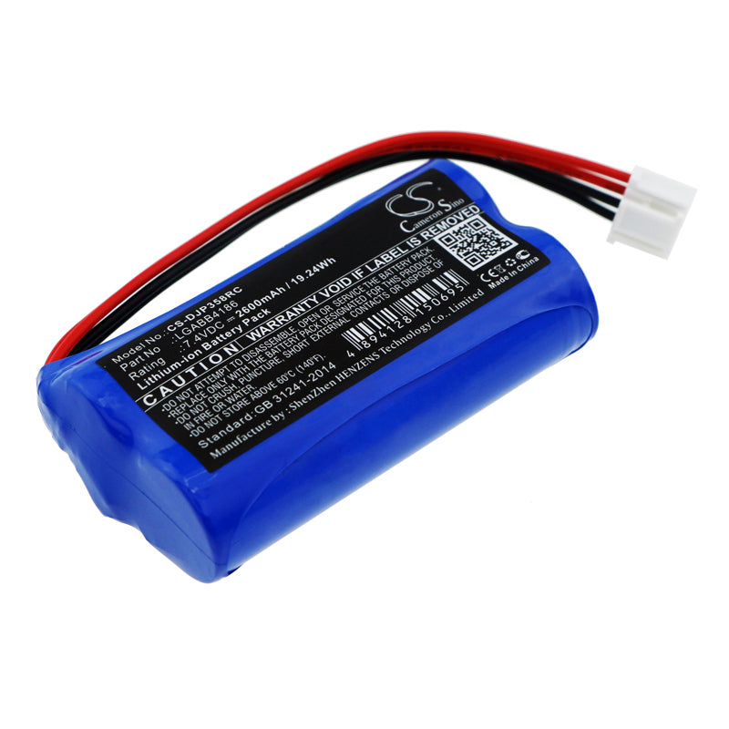 2600mAh 7.4V Li-ion Battery - DJI Phantom 3 Standard/4K & GL358WB Remote Replacement 
