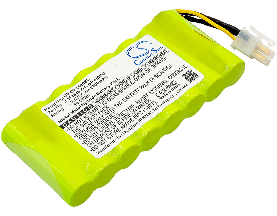 9.6V 2000mAh Ni-MH Replacement Battery for Dranetz HDPQ-Xplorer Power Quality Analyzers - BP-HDPQ Compatible
