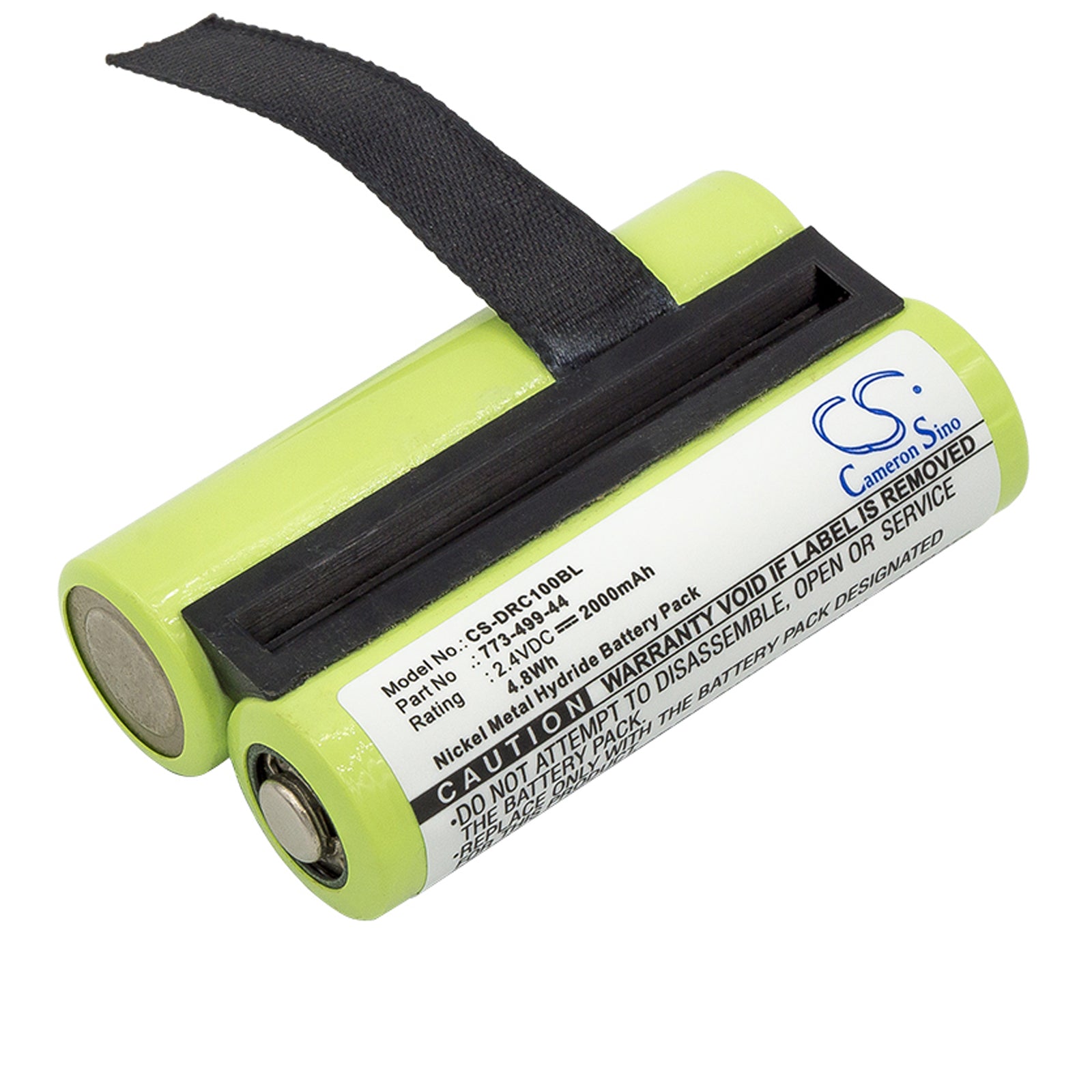 2000mAh Ni-MH Replacement Battery for Damag DRC10 Crane Remote - 2.4V, 4.80Wh, Long-Life Power
