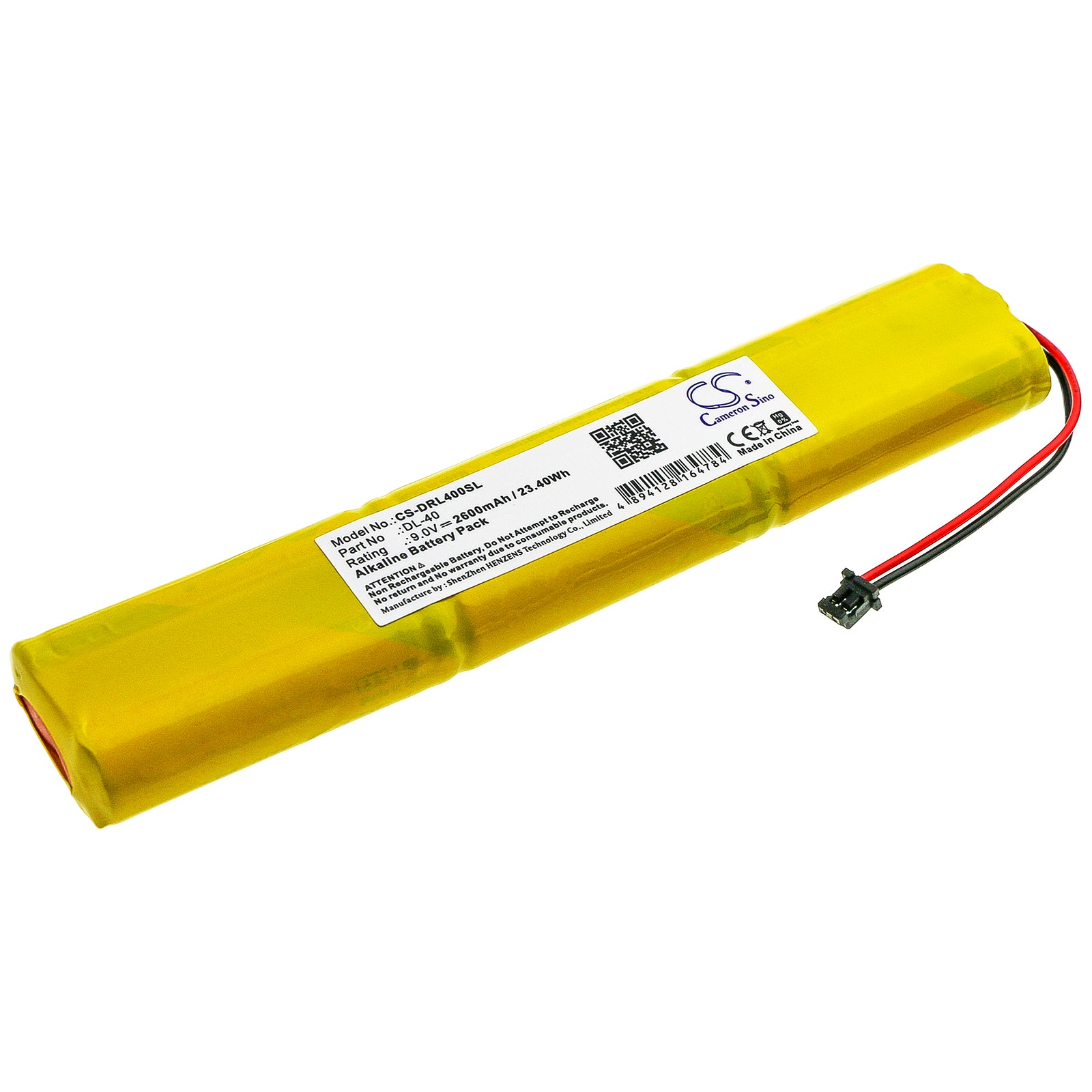 2600mAh 9V Alkaline Battery for Best Access & Stanley Security Door Locks – DL-40, SDDC-A118 Replacement
