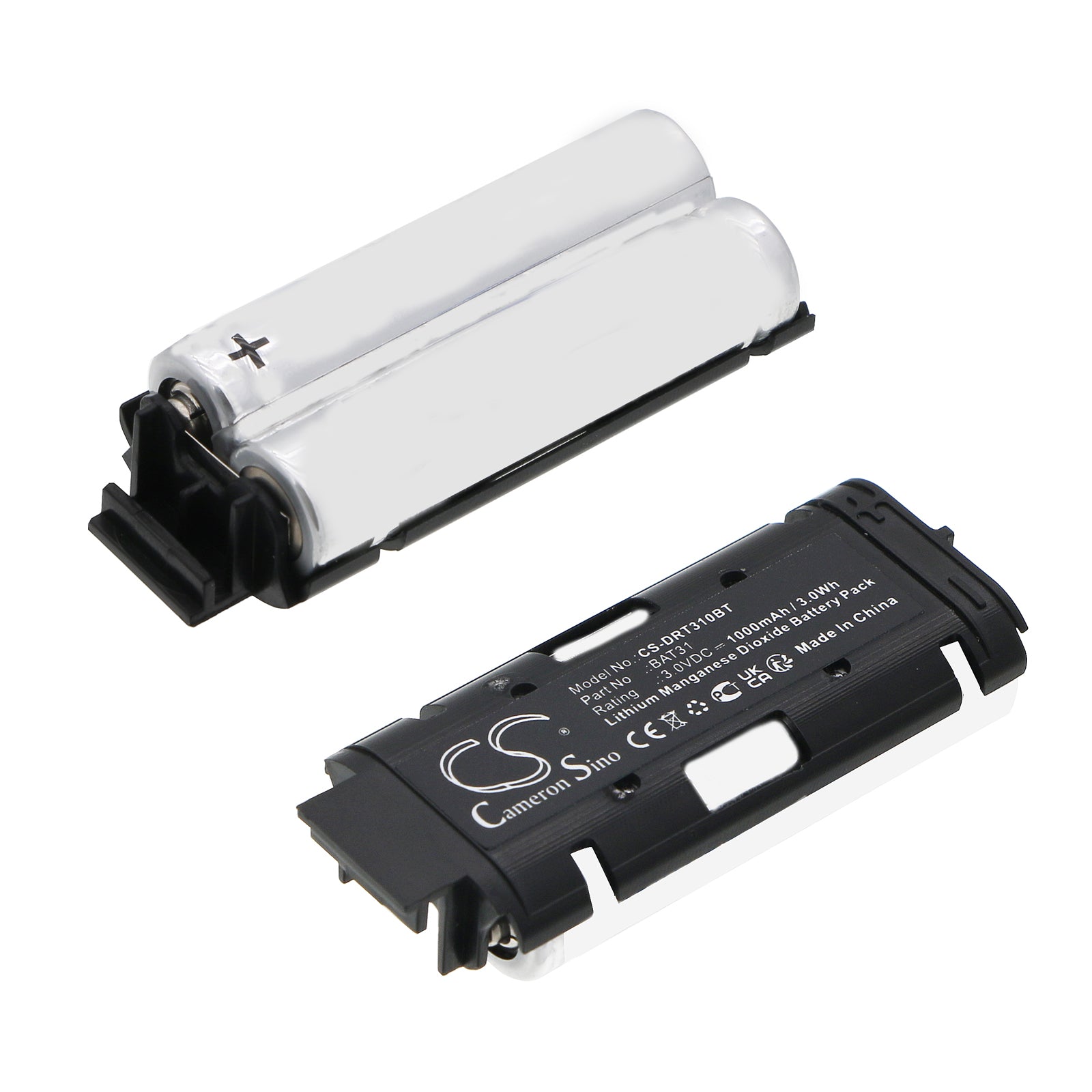 DAITEM Alarm Battery: BAT31, BATLI31 Replacement - 3.0V 1000mAh Li-MnO2 (Replaces SH271AX, BH281AF)
