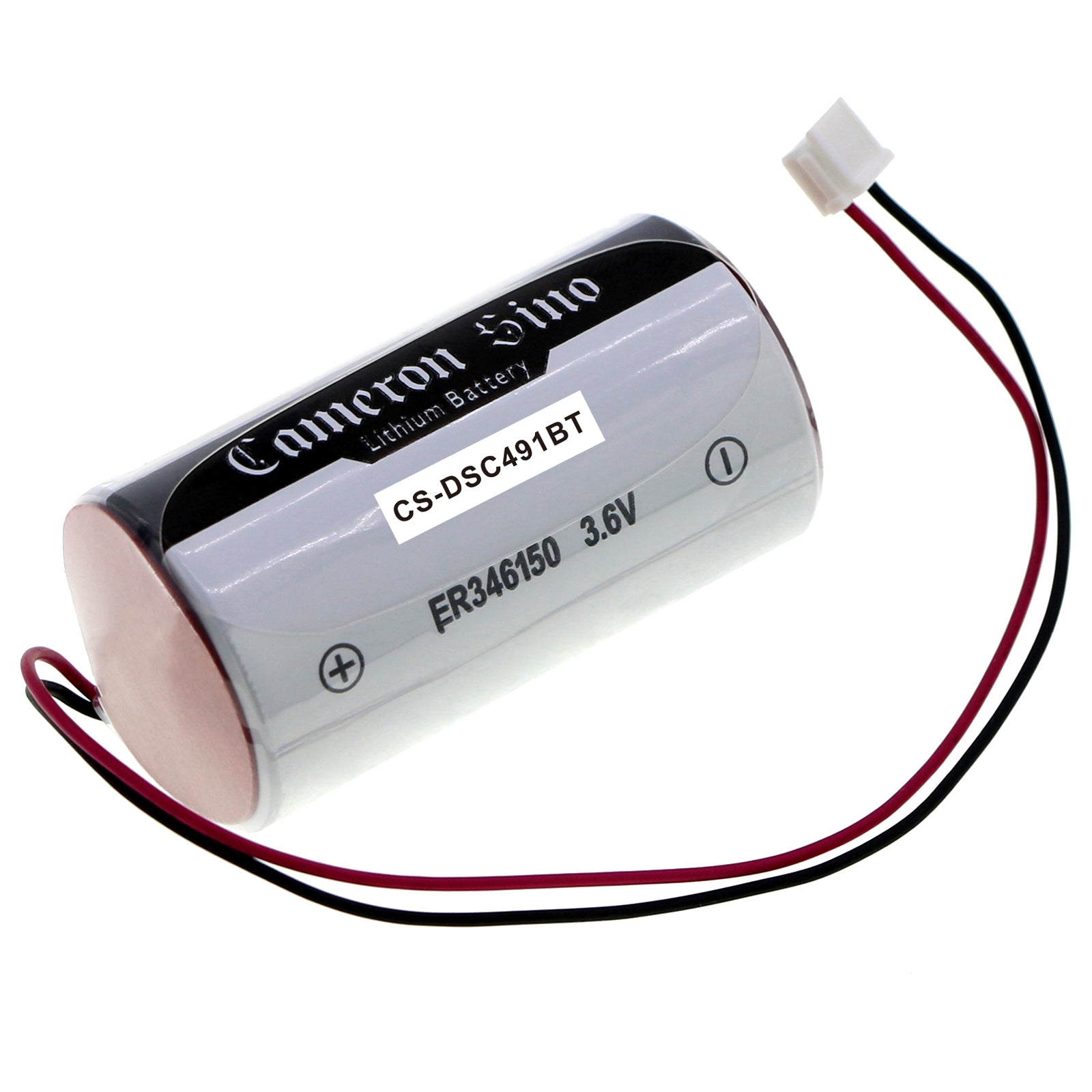 14500mAh 3.6V Replacement Battery for DSC WT4911 Wireless Siren & Alarm - ER34615M-T1, WT4911BATT
