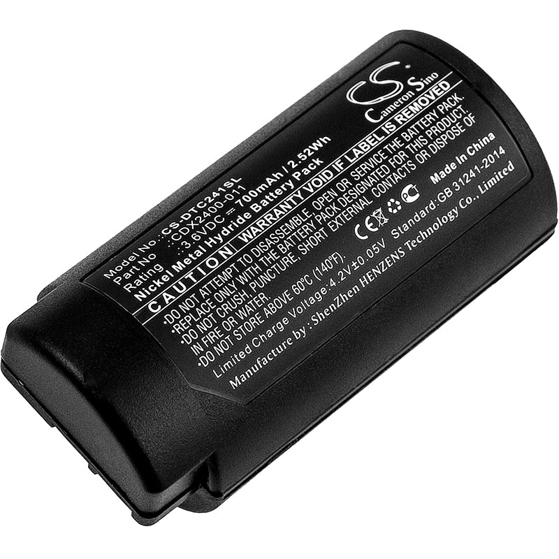 700mAh Ni-MH Battery for CorDEX ToughPIX I & II Trident TP2410XP Thermal Camera - 3.6V Replacement Power
