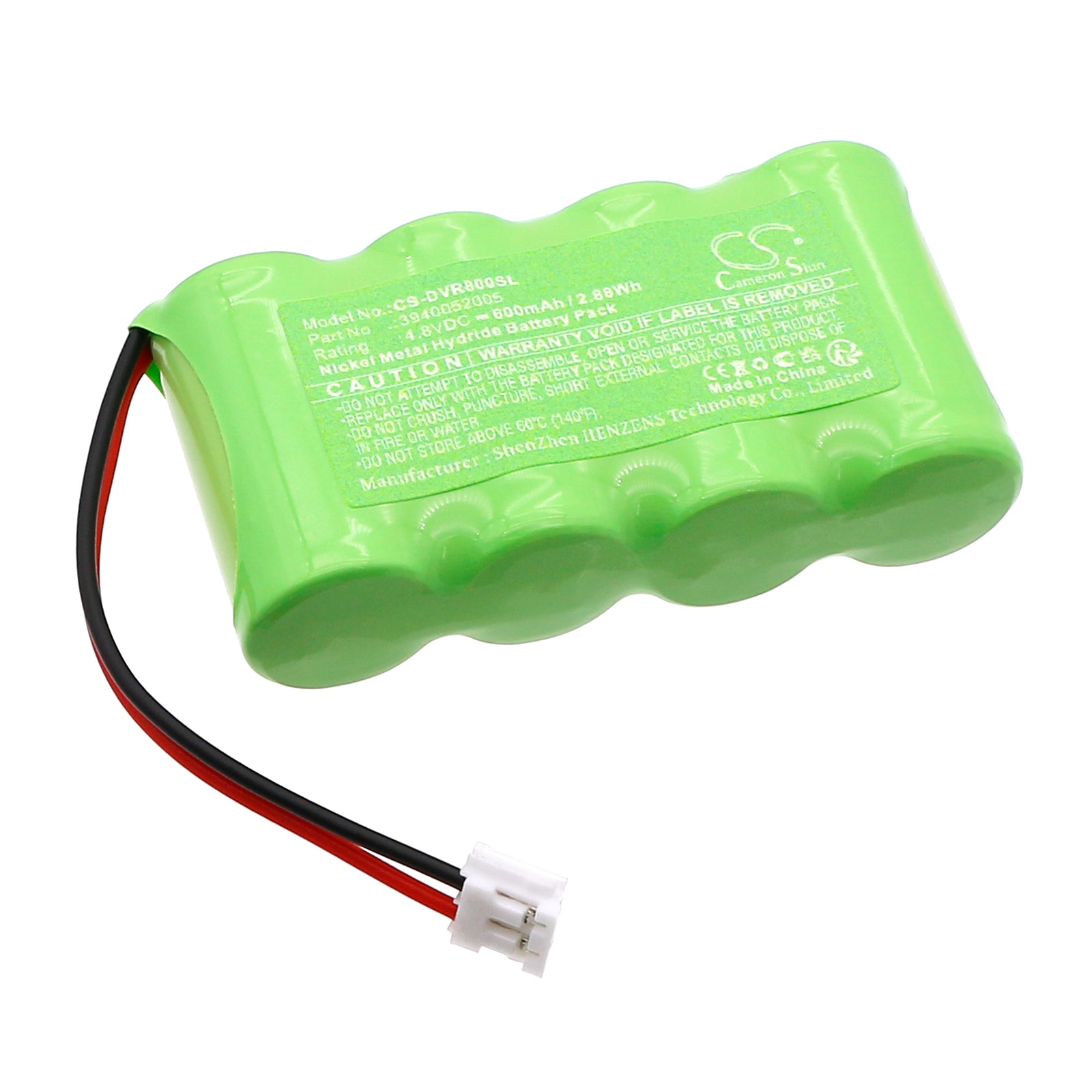 Denon AVR-5803 RC-8000 Remote Replacement Battery, NiMH 4.8V 600mAh, Replaces 3940052005 CUSTOM-231
