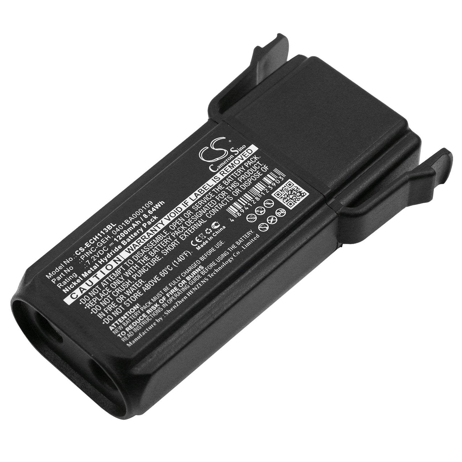 7.2V 1200mAh Ni-MH Replacement Battery - ELCA Crane Remote (CONTROL-GEH Series, Techno, Genio)
