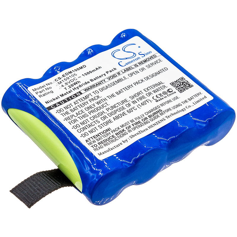 1500mAh Ni-MH Battery for EDAN H100 Series Oximeters - H100, H100N, H100B Replacement Pack - Extended Life, Reliable Power
