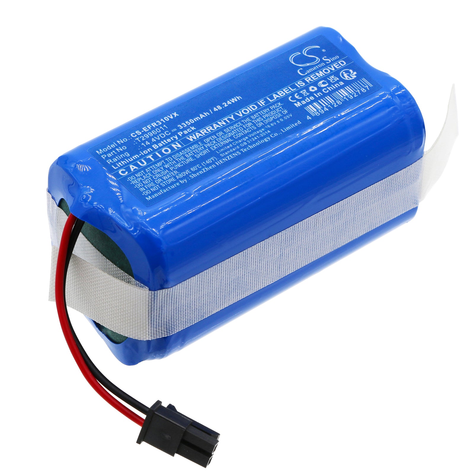 3350mAh Replacement Battery for Eufy RoboVac LR30, L35 Hybrid, LR20 Robot Vacuum - 14.4V Li-ion
