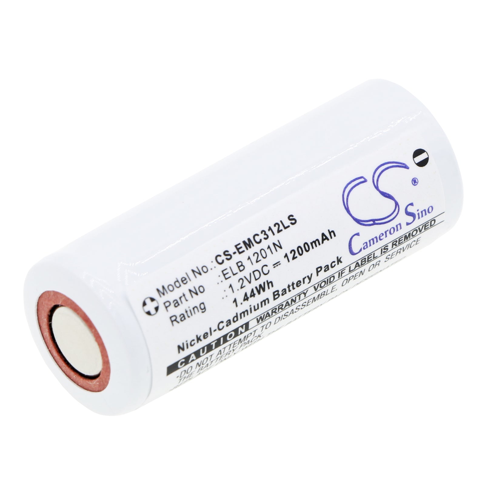 1.2V 1200mAh Ni-CD Emergency Light Battery for Lithonia LX, LQM, LE Series, ELB 1201N Replacement
