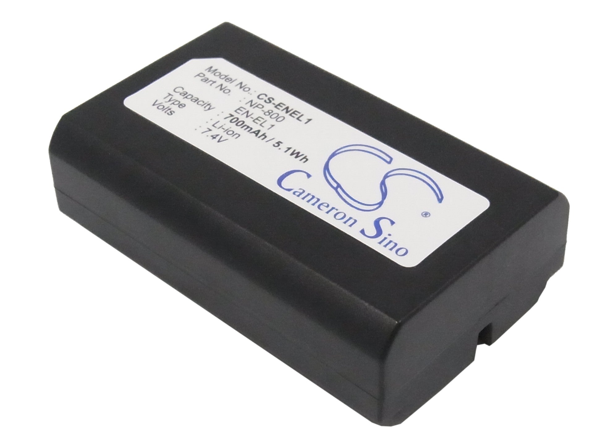 700mAh Battery for Nikon Coolpix & Minolta DiMAGE - 7.4V Li-ion Replacement EN-EL1, NP-800
