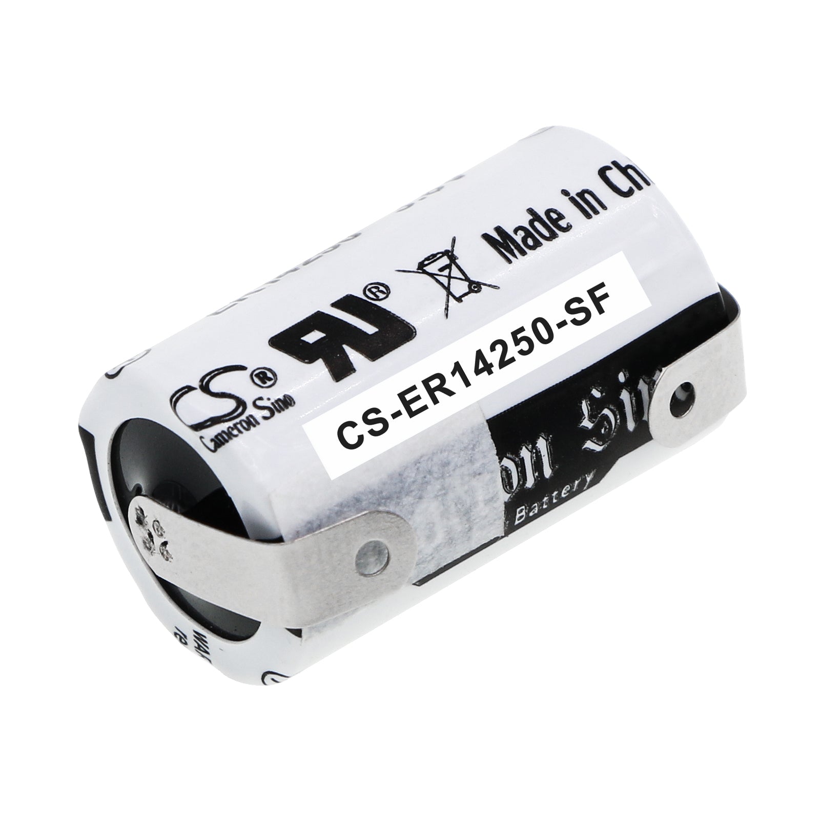3.6V ER14250 Lithium Battery - 4.32Wh, Axial Leads, IoT & Medical Applications - 14.5x25mm

