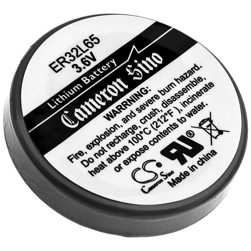 ER32 3.6V Lithium Battery: Wireless Alarm & Meter Power - ER32L65, 32.6x32.6x7.1mm
