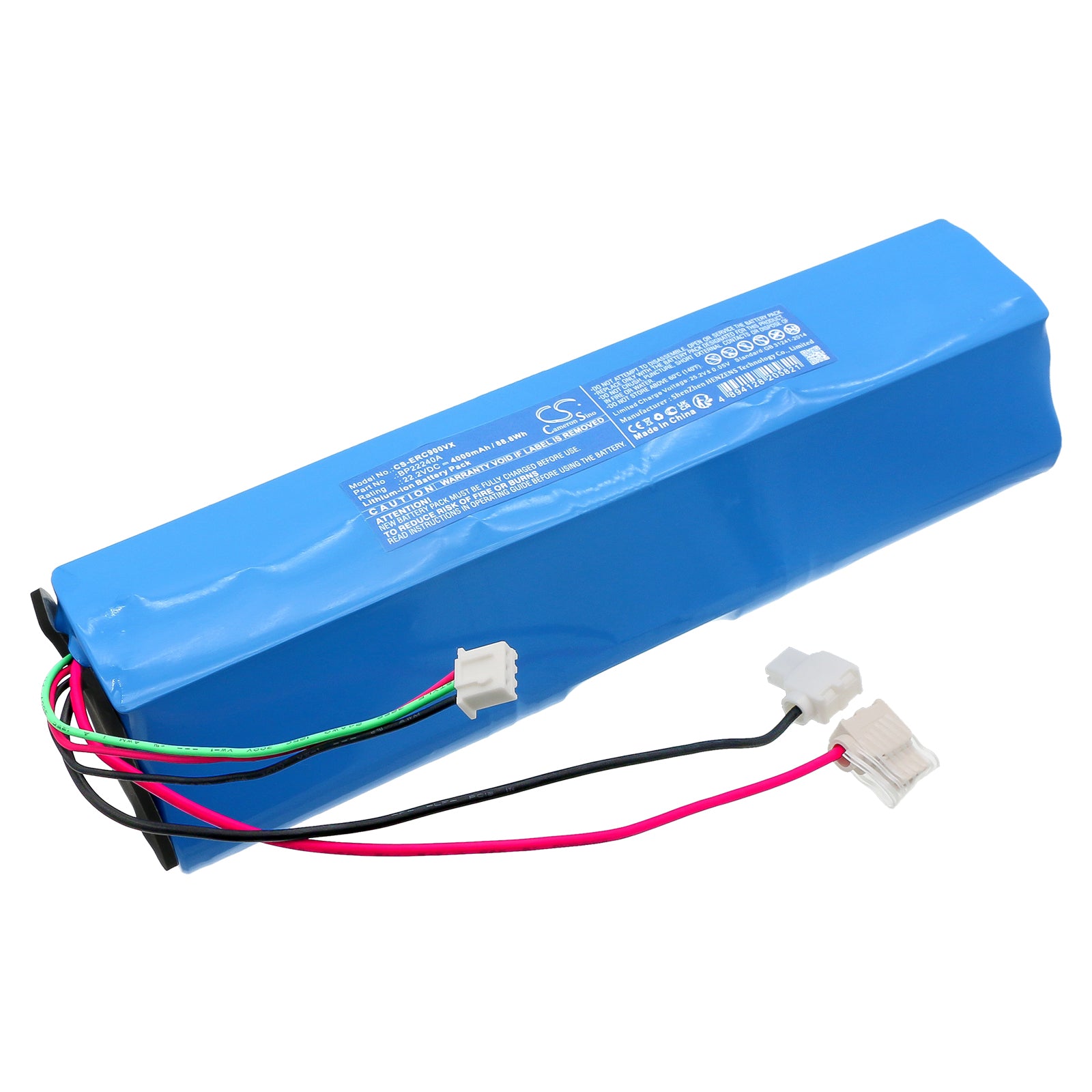 Eureka FC9 Vacuum Battery - 22.2V 4000mAh Li-ion Replacement for G4, X8, WD40, T9, X9 Pro - BP22240A
