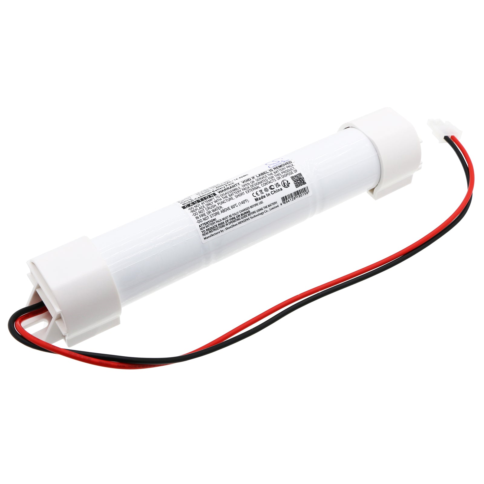 3.6V 4000mAh Ni-CD Emergency Light Battery - Arts SD S3 NT U C75, ERC LFE 03B/05B/05S Combitronic Replacement - 221x37.5x33.5mm
