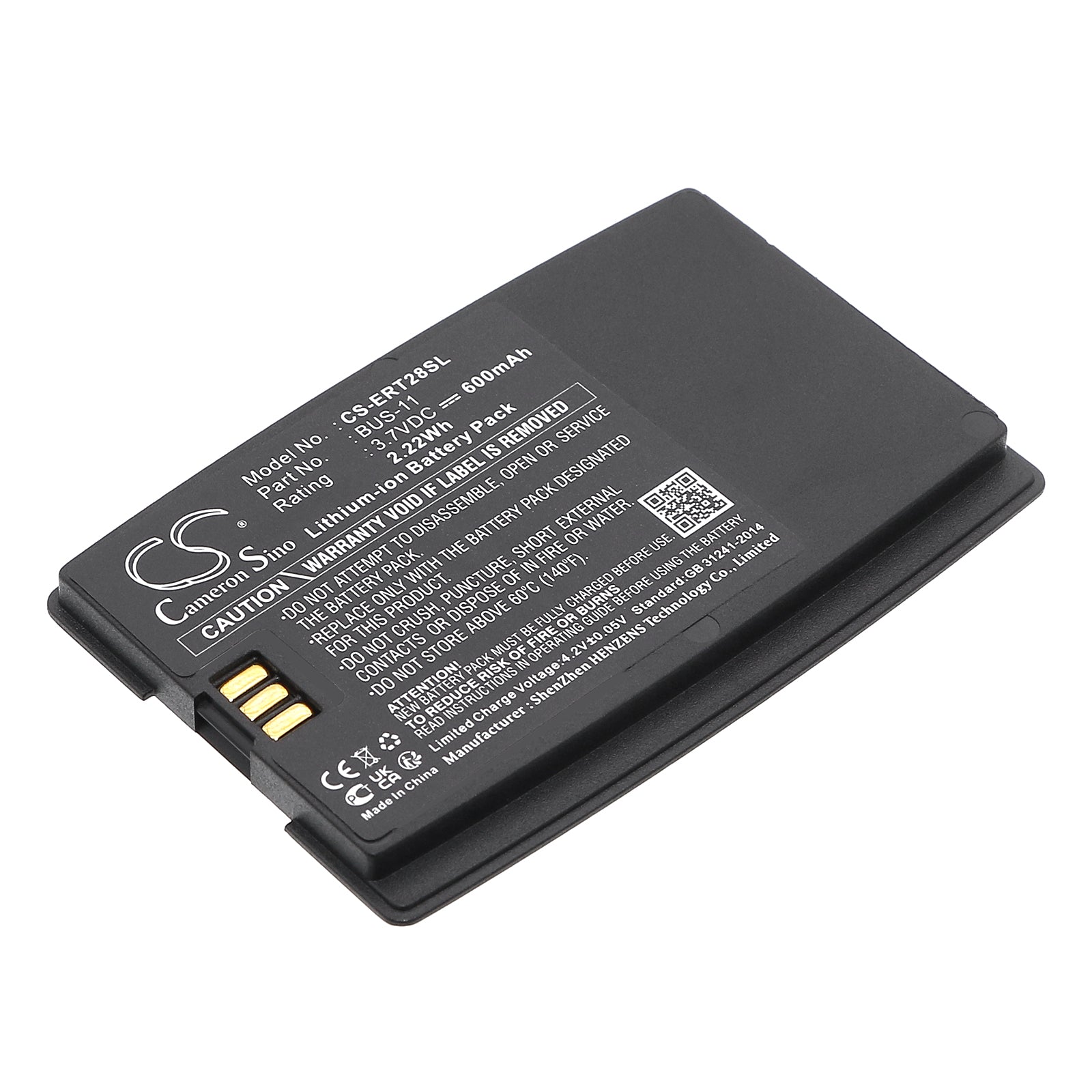 600mAh Battery Replacement for Sony Ericsson T28 T39 R320 R520 - BUS-11, BSL-10 - 3.7V Li-ion
