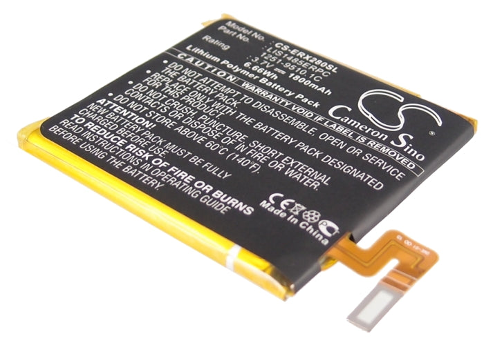 1800mAh Replacement Battery for Sony Xperia ion LT28 LT28i Acro HD IS12S - LIS1485ERPC - Extended Life, Phone Battery
