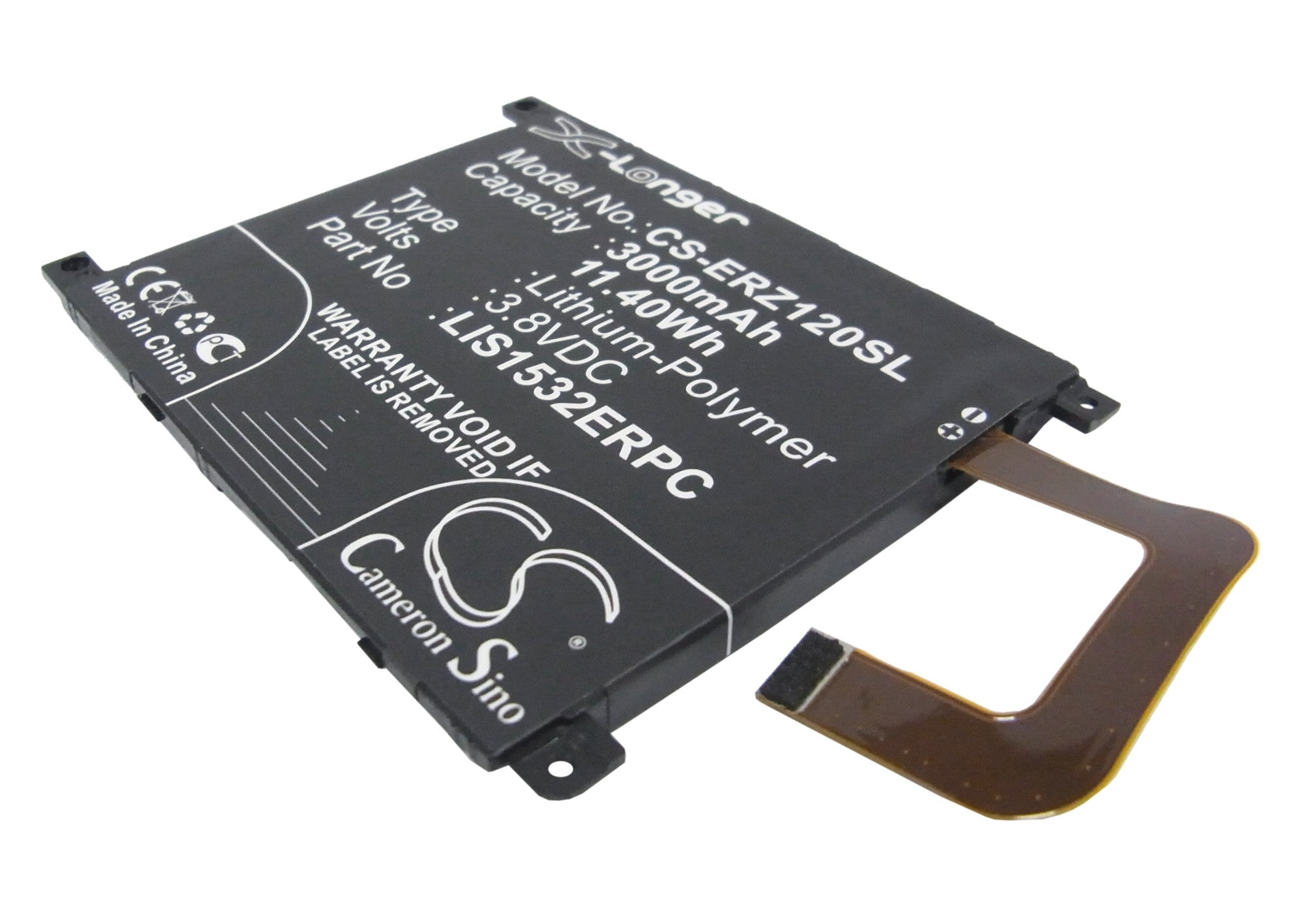 3000mAh Replacement Battery for Sony Xperia Z1 4G & Z1S C6916 - LIS1532ERPC, 3.8V Li-Polymer - Phone Repair
