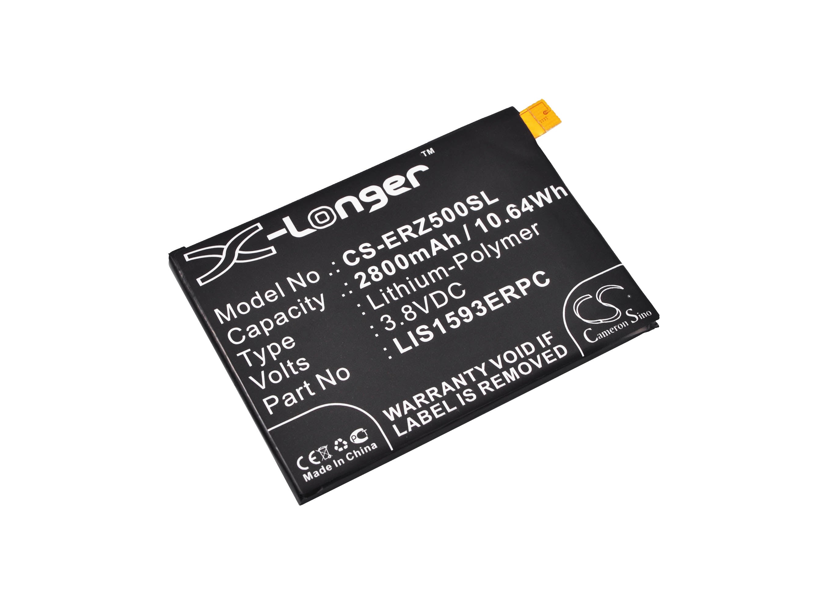 2800mAh Replacement Battery for Sony Xperia Z5 Series: SO-01H, E6653, LIS1593ERPC - 3.8V Li-Polymer - Repair & Restore
