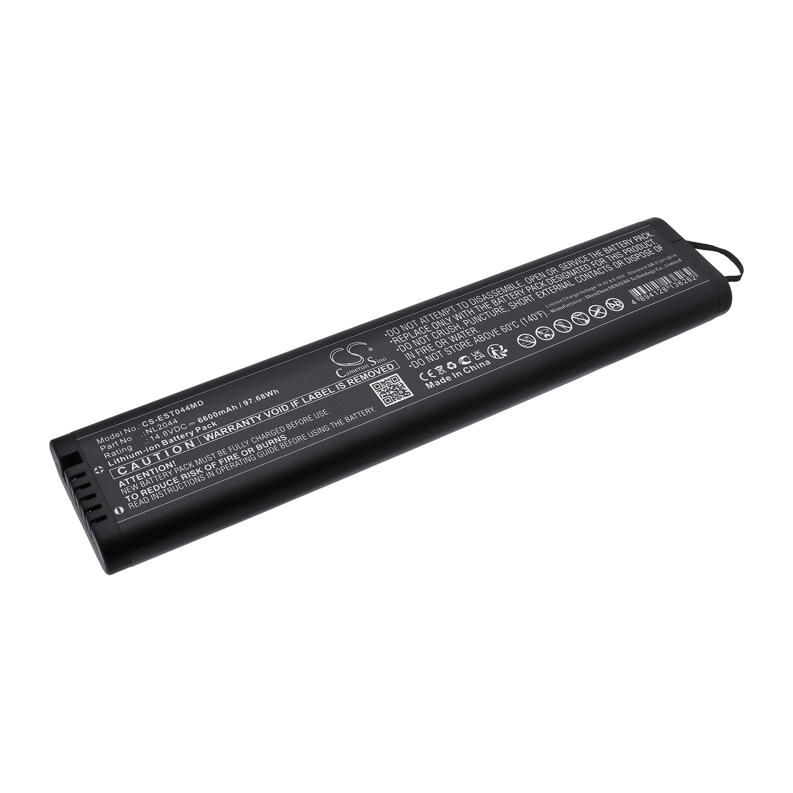 6600mAh Replacement Battery - Esaote MyLab Ultrasound, 14.8V 97.68Wh, Li-ion, NL2044 Compatible
