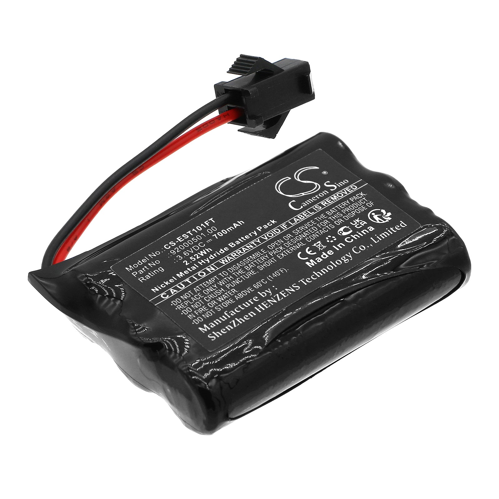 Esotec 901010 Solar Light Replacement Battery: 3.6V 700mAh Ni-MH - for Esotec 92000501 Lights 
