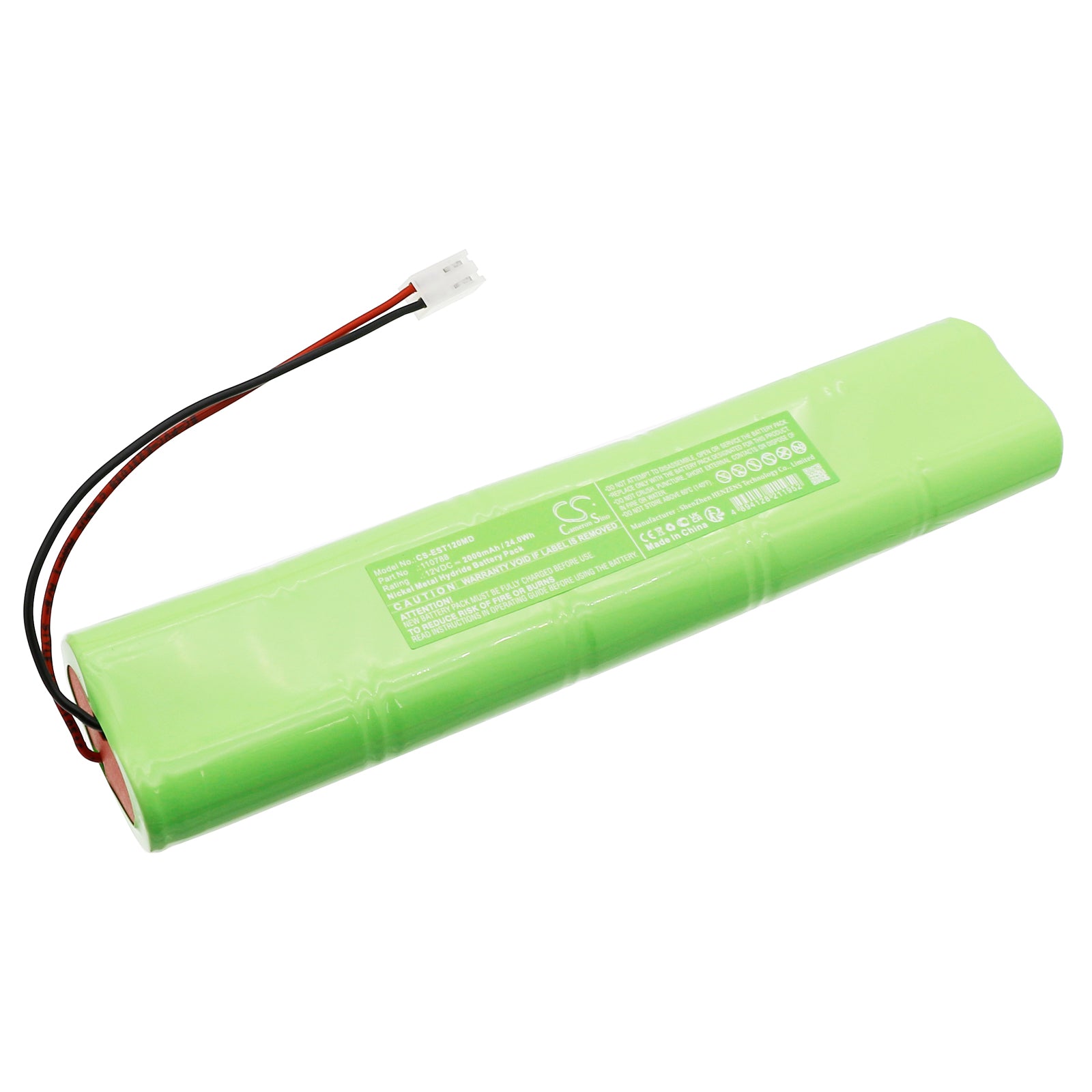 Medical Grade Replacement Battery for Esaote ECG Personal 120 - NiMH 12V 2000mAh - ECG Machine Battery
