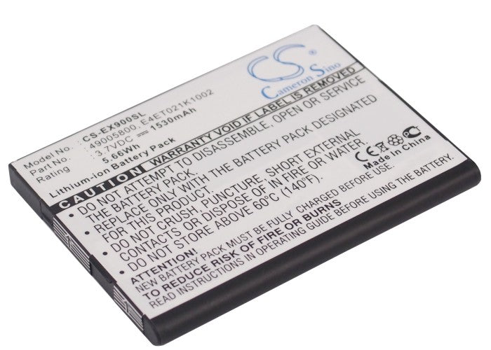 1530mAh Replacement Battery for Acer Tempo DX900, E-TEN glofiish X900 V900 DX900 - 3.7V Li-ion
