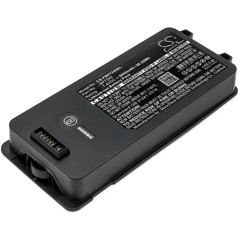 6800mAh Li-ion Battery for Fluke 754/753/VIP2/VIP1 - 7.4V Replacement Power Pack 
