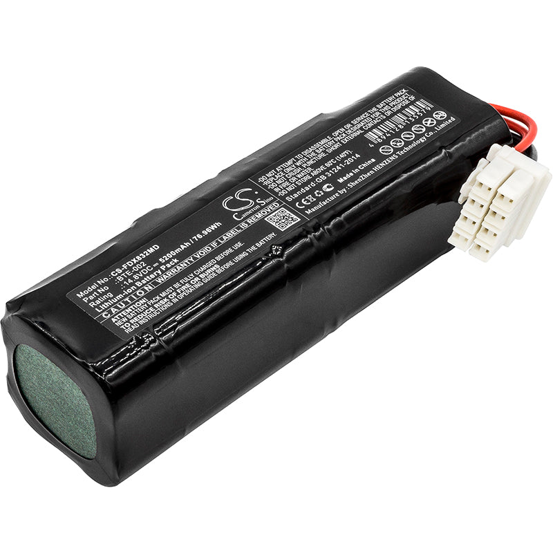 14.8V 5200mAh Li-ion Replacement Battery for Fukuda Denshi ECG FX-8322, FX-8322R, FCP-8321, FCP-8453 Medical Equipment
