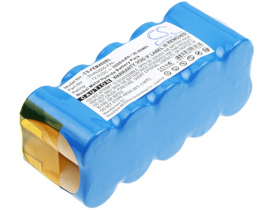 3000mAh 12V Ni-MH Battery - Falard LEM 460 & PEM 807 Transport Trolley/Gantry - Radio Control - 112.7x43.25x44.8mm
