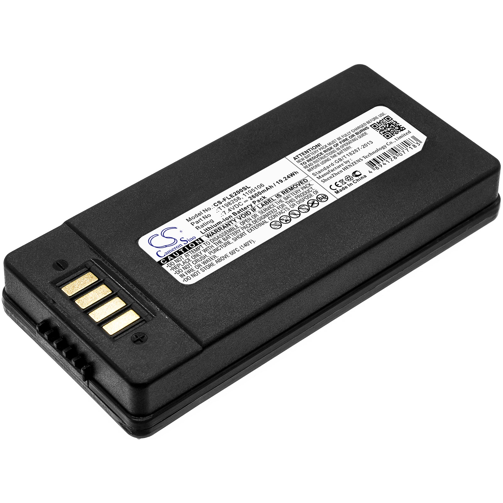 2600mAh Replacement Battery for FLIR ThermaCam E2, E65, B2, EX320, E25, E45 Thermal Camera - 7.4V Li-ion
