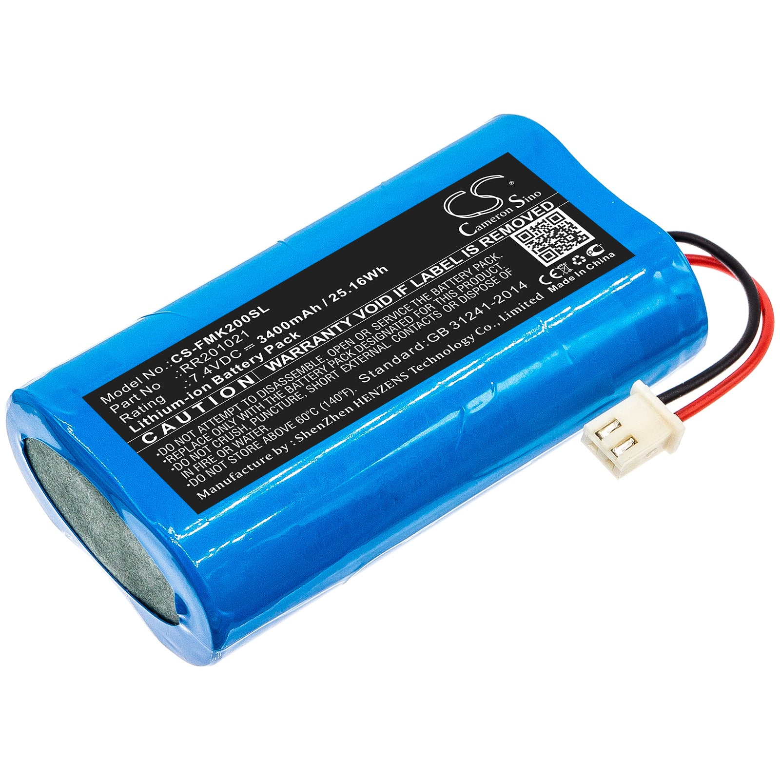 3400mAh Replacement Battery for Easy Splicer mk2 & Infralan HS 15C/15O Fusion Splicers - 7.4V, 25.16Wh
