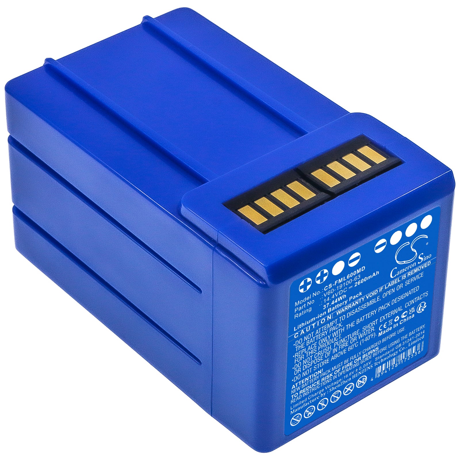2600mAh Replacement Battery for Flight Medical Flight 60 Ventilator, 14.4V 37.44Wh Internal Medical Flight V60-19100-63
