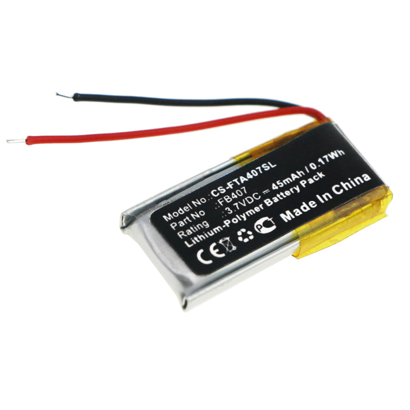 45mAh Replacement Battery for Fitbit Alta HR & Alta, FB407 Activity Tracker, 3.7V Li-Polymer
