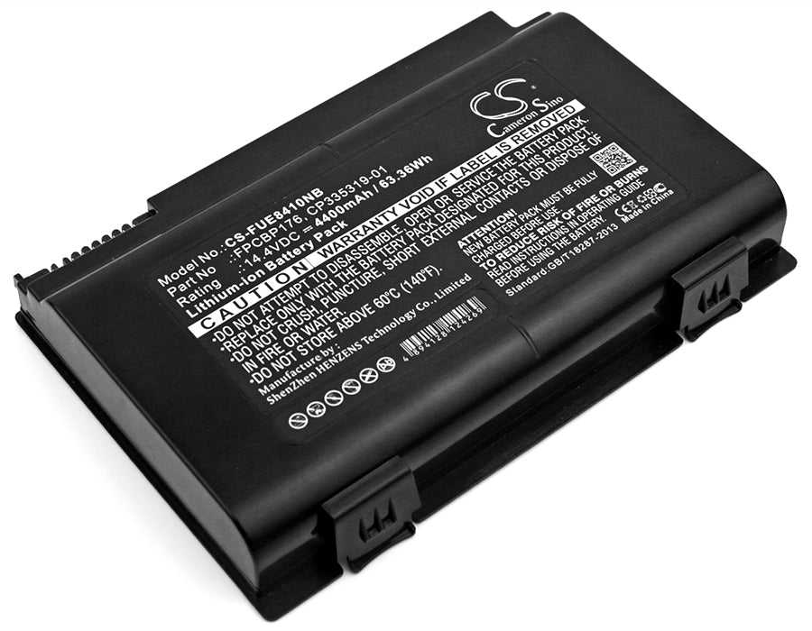 4400mAh Battery for Fujitsu LifeBook E8410 E8420 N7010 Celsius H250 - 14.4V 63.36Wh Replacement Laptop Battery
