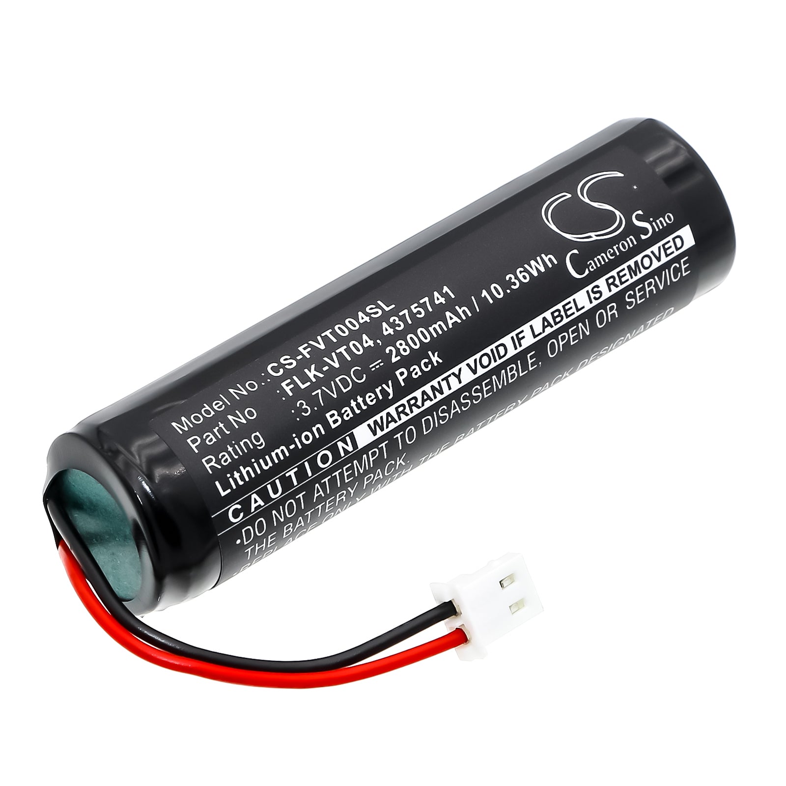 2800mAh 3.7V Li-ion Replacement Battery for Fluke VT04/VT04A Visual IR Thermometer - Extended Life Power
