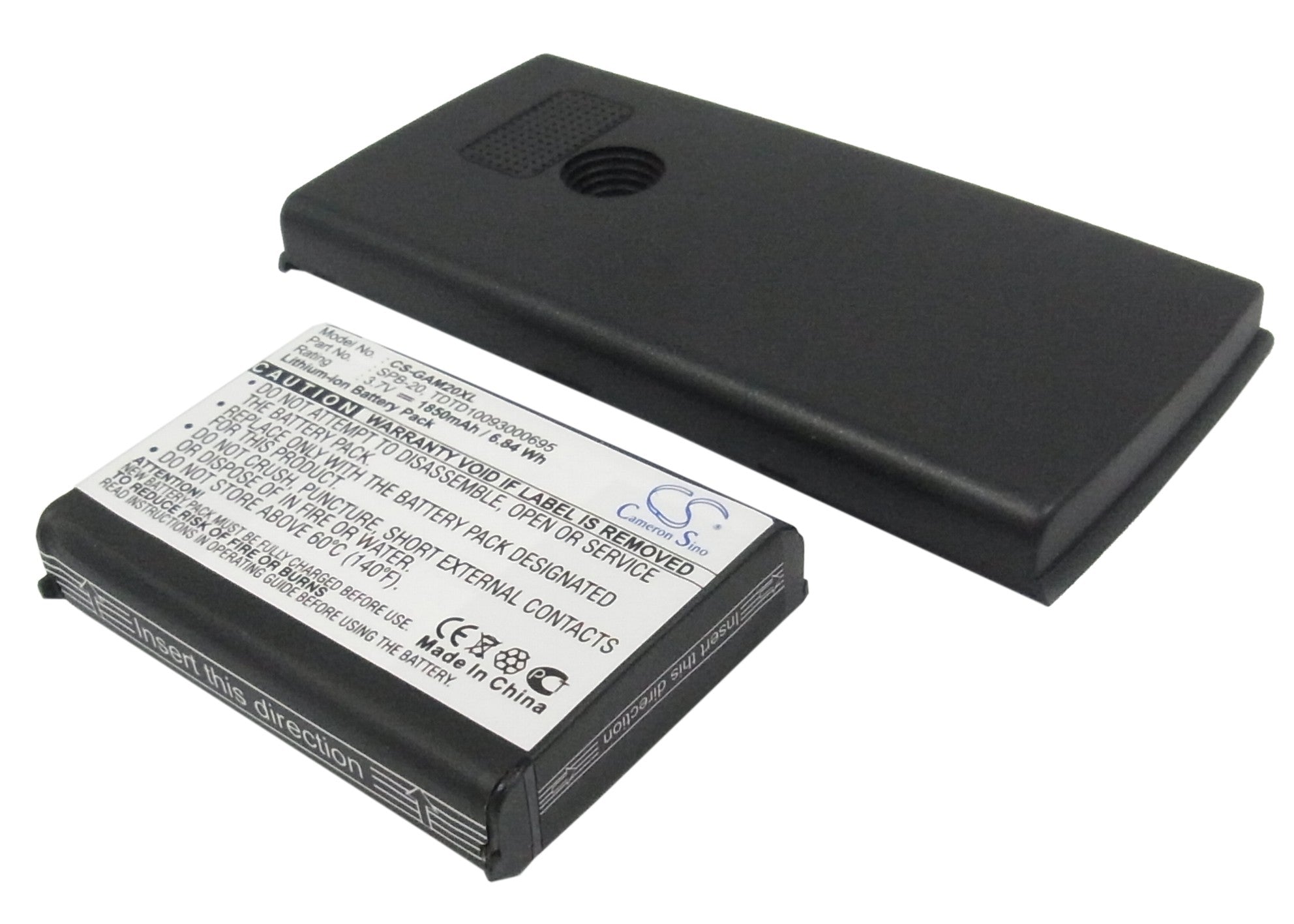1850mAh Replacement Battery for Garmin-Asus nuvifone M20 - 3.7V Li-ion - Extended Life Power Solution
