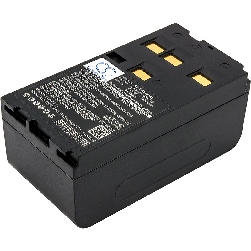 6.0V 3600mAh Ni-MH Battery for Leica/Geomax Total Stations & GPS (GEB121/ZBA-100 Replacement)
