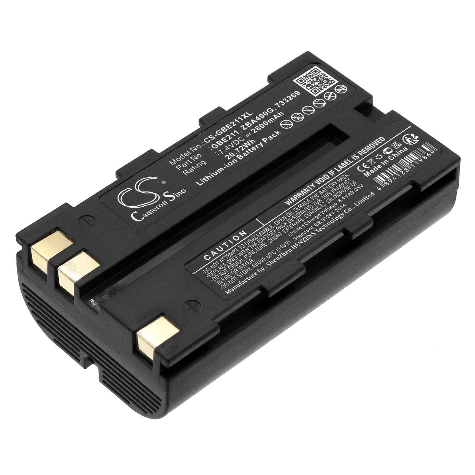2800mAh Li-ion Battery for Leica/GEOMAX/Stonex Total Stations (7.4V, 20.72Wh) - Replaces GBE221, ZBA400
