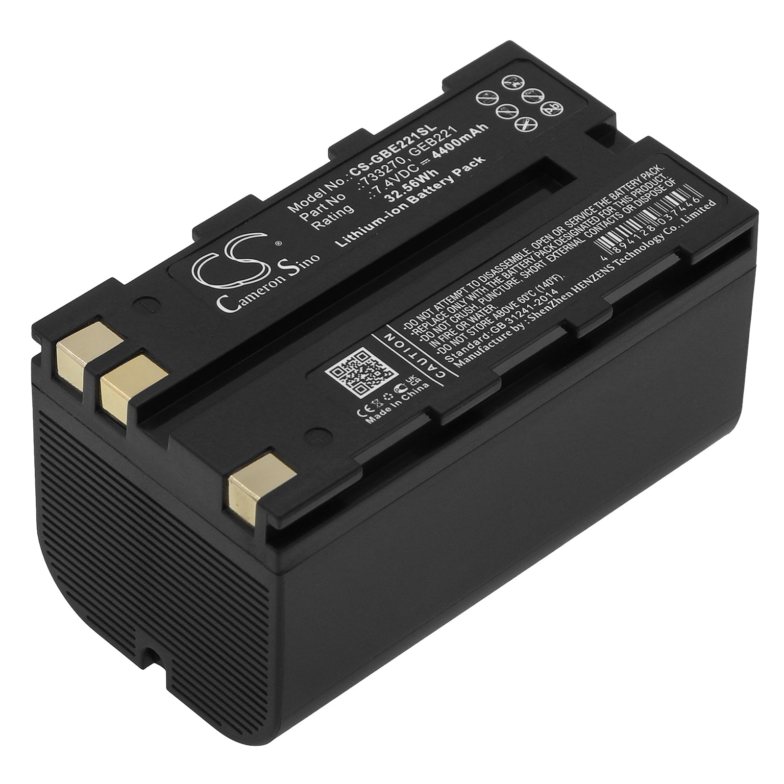 4400mAh Battery for Leica Viva Flexline Total Stations, GeoMax Zoom & Stonex R6+ - 7.4V Surveying Equipment
