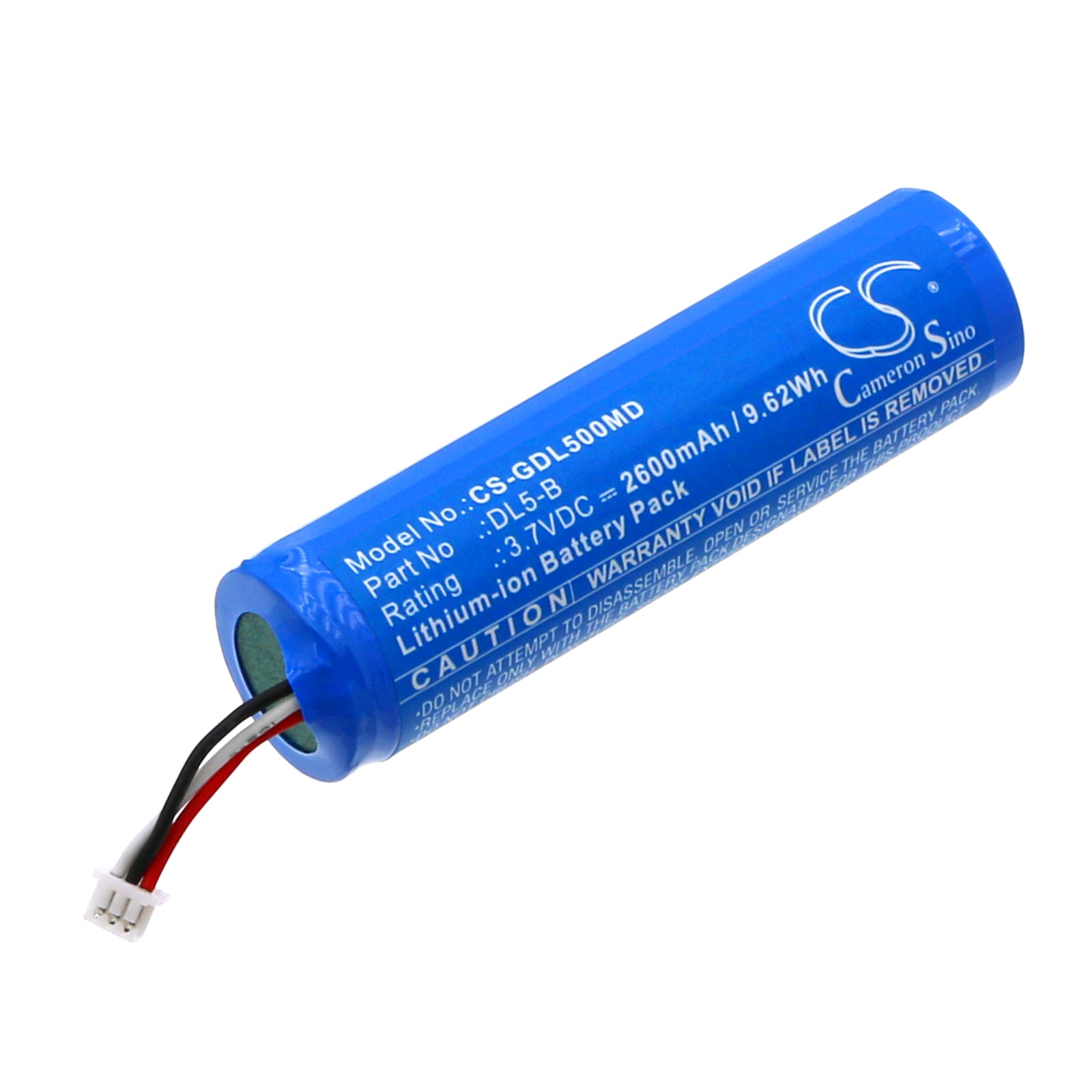 2600mAh Replacement Battery for 3GEN DermLite DL5 & DLB-5 Dermatoscopes, 9.62Wh Li-ion
