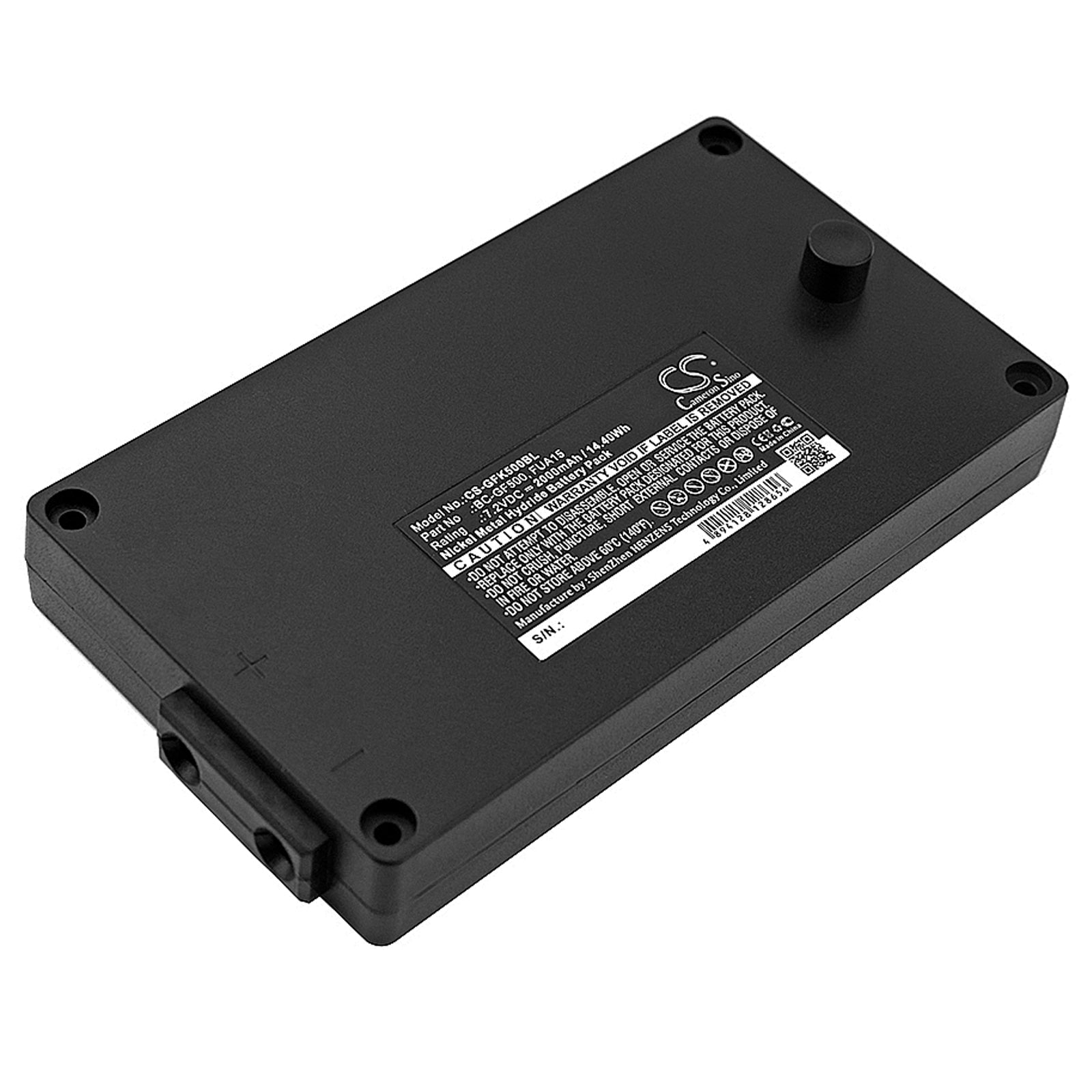 7.2V 2000mAh Ni-MH Replacement Battery for Gross Funk Crane Remote GF500, BC-GF500, FUA15
