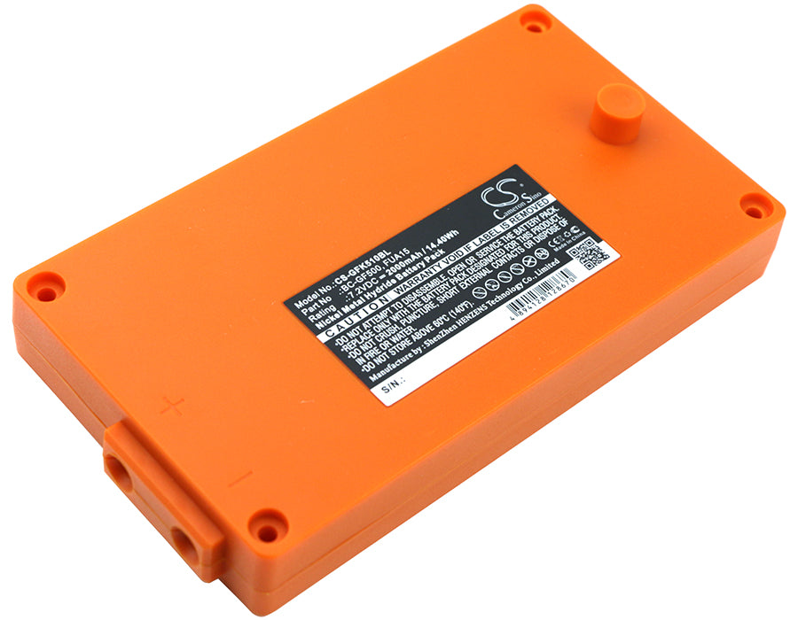 2000mAh 7.2V Ni-MH Replacement Battery for Gross Funk Crane Remote GF500, BC-GF500, FUA15

