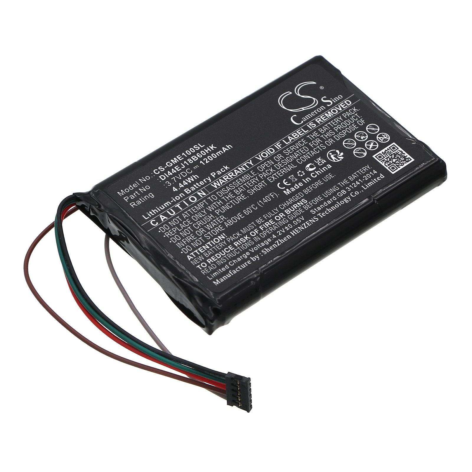 1200mAh Replacement Battery for Garmin Edge 1000 & Explore - 3.7V Li-ion GPS Navigator Repair - DI44EJ18B60HK
