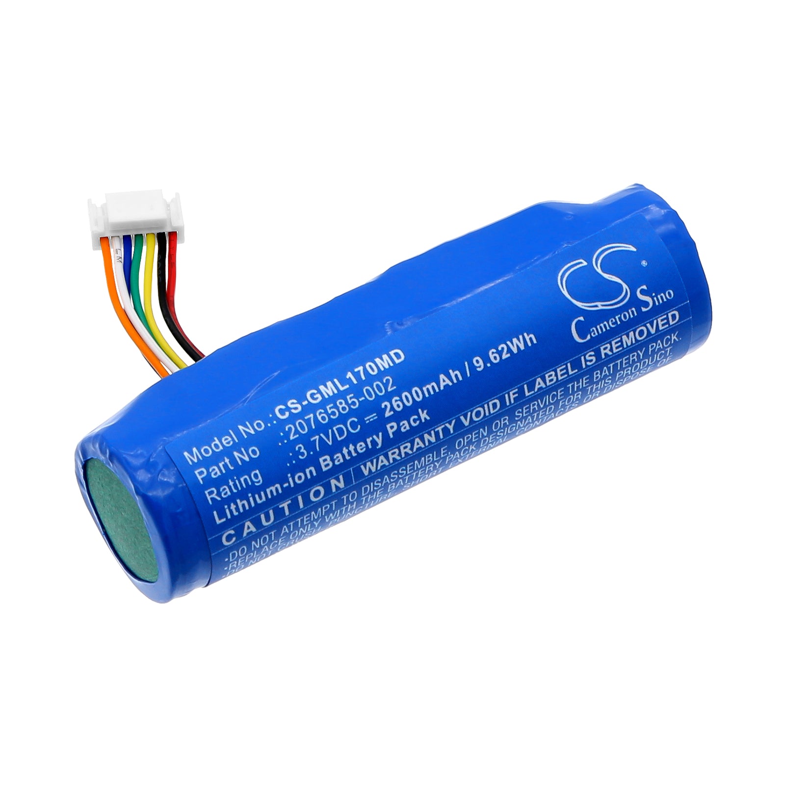 2600mAh Replacement Battery for GE Mack Link Medical Device - 3.7V Li-ion GE65.90 x 21.00 x 18.50mm, Replaces 2076585-002
