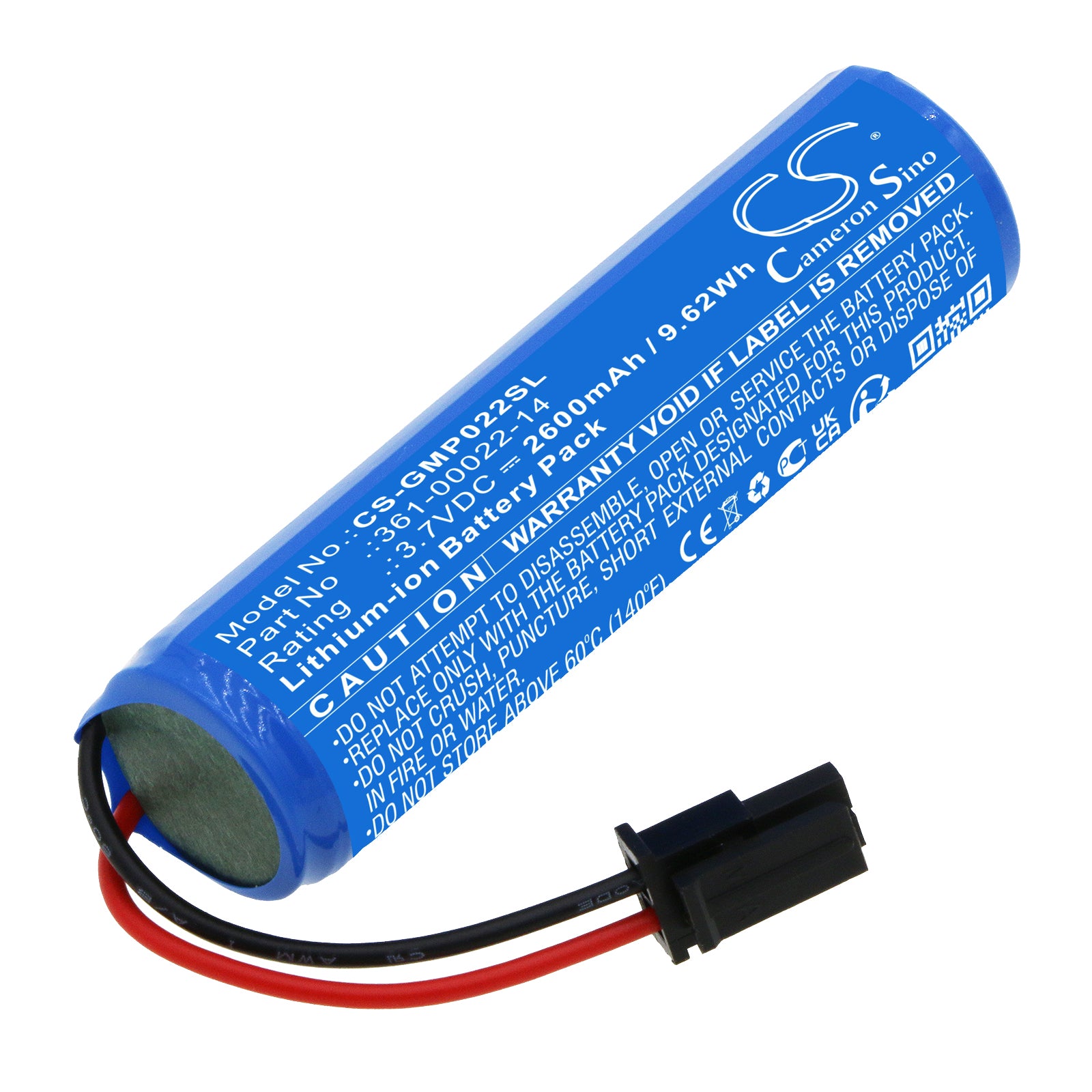 2600mAh Replacement Battery for Garmin Pro Control 2 RX Dog Collar Remote - 3.7V Li-ion
