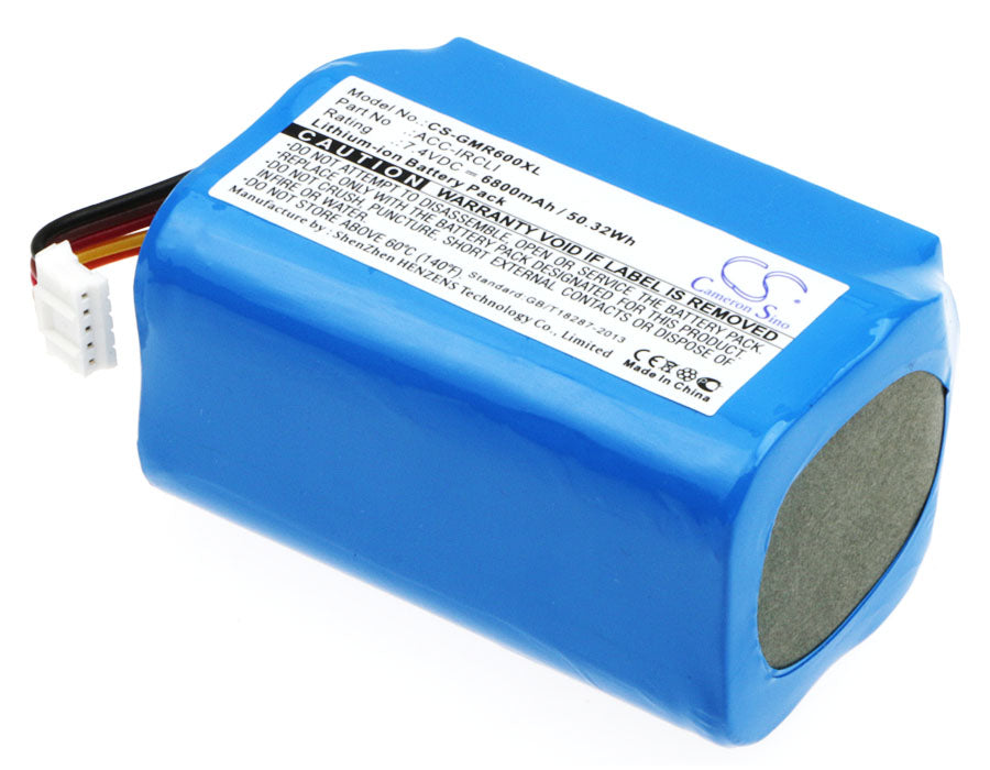 6800mAh 7.4V Li-ion Replacement Battery for Grace Mondo GDI-IRC6000 Digital Radios
