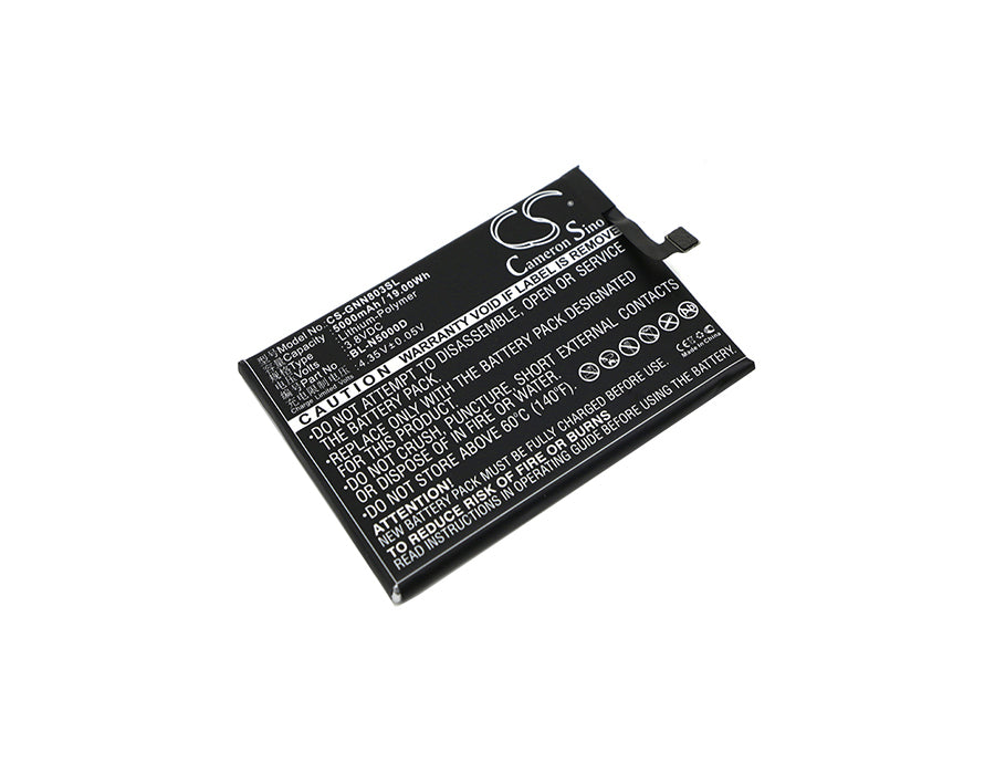 GIONEE M6/GN8003 Smartphone Replacement Battery - 5000mAh 3.8V Li-Polymer - BL-N5000D - Extended Life Power
