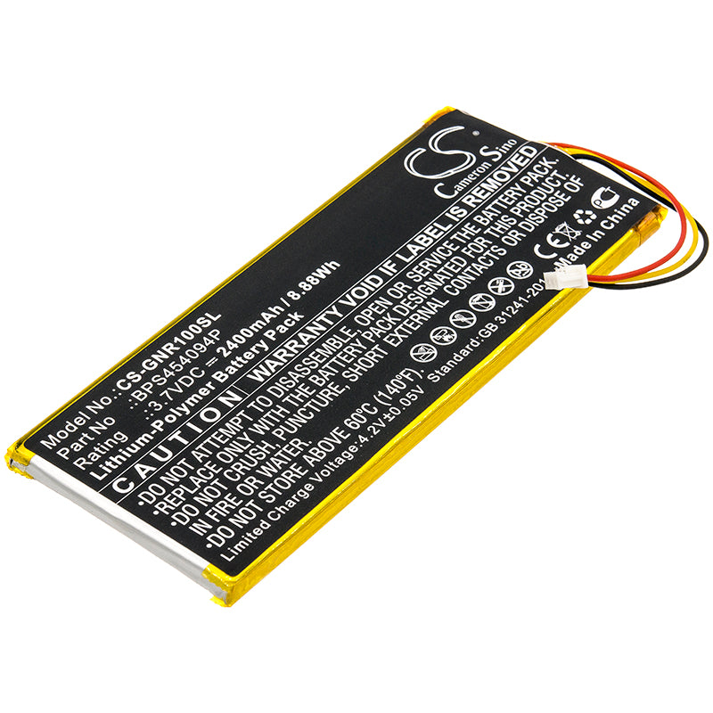 2100mAh Replacement Battery for Geneva WorldRadio DAB/Digital Radio (95.94x39.60x4.50mm, 3.7V Li-Polymer)
