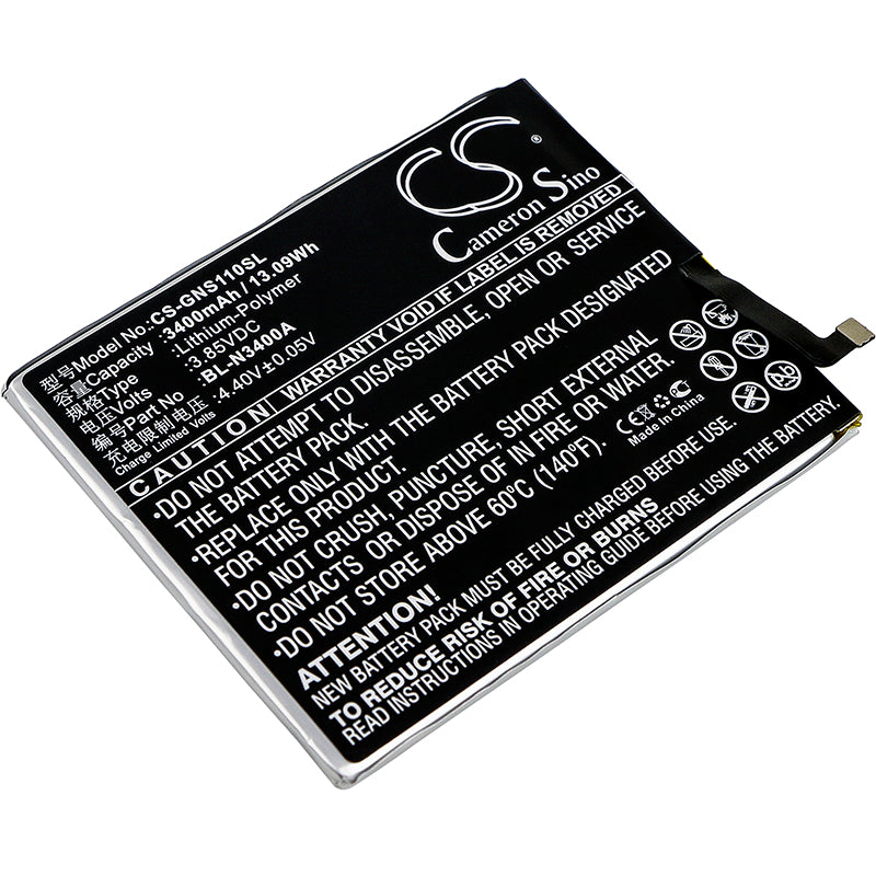 GIONEE S11 Replacement Battery - 3400mAh 3.85V Li-Polymer - S11/S11 Dual SIM/S11 TD-LTE
