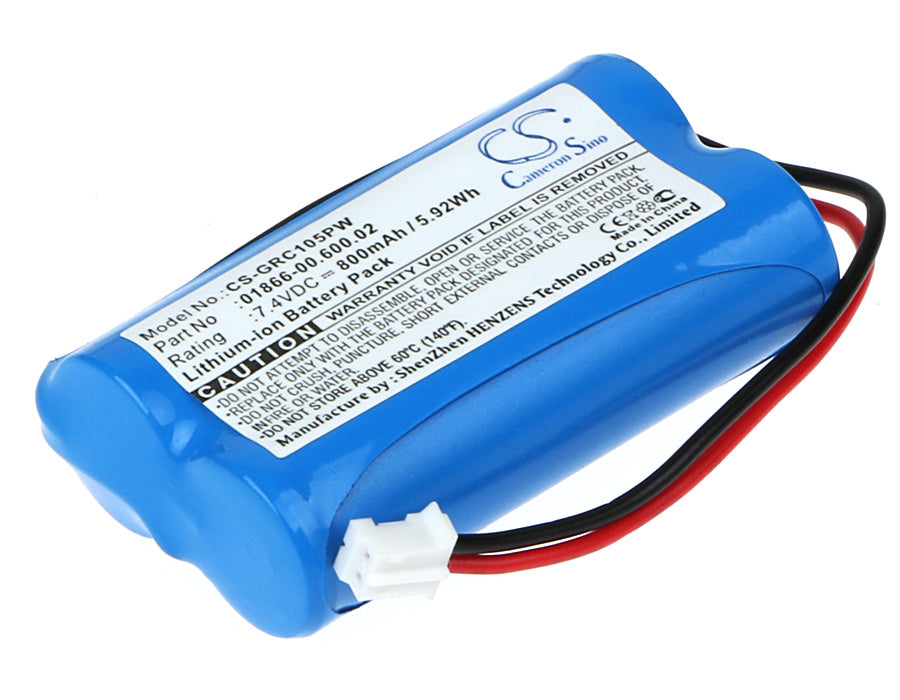 7.4V 800mAh Li-ion Replacement Battery for Gardena C1060 Plus Solar Irrigation, 5.92Wh, Tools, (51.7x28.5x14.3mm) 01866-00.600.02
